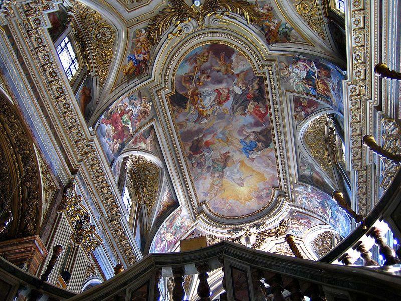 Giovanni Battista Gaulli Called Baccicio Triumph of Franciscan Order. Rome, Church of the SS. Apostoli.